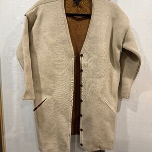 J Crew Beige Cardigan